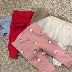 Pack of 5 Baby Girl Leggings